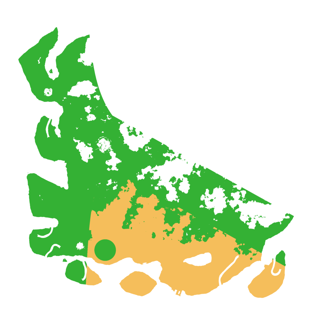 Biome Rust Map: Procedural Map, Size: 3950, Seed: 70787868