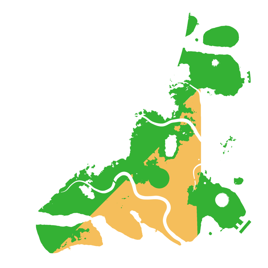 Biome Rust Map: Procedural Map, Size: 3500, Seed: 1534400186