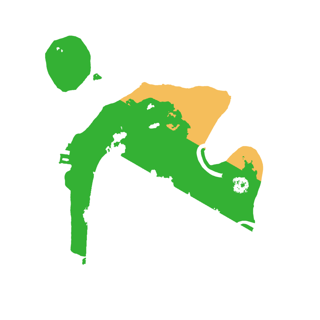 Biome Rust Map: Procedural Map, Size: 2000, Seed: 2425423