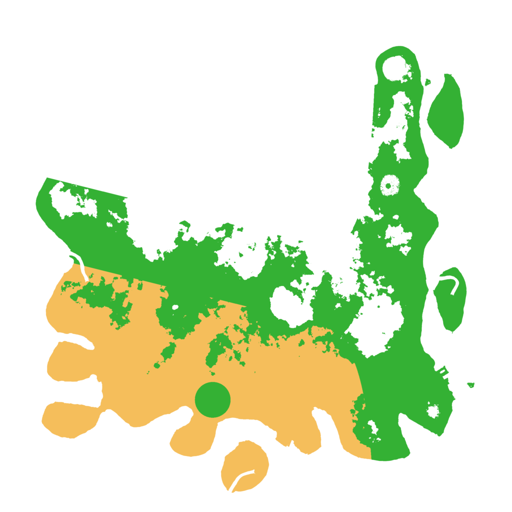 Biome Rust Map: Procedural Map, Size: 3800, Seed: 62881642