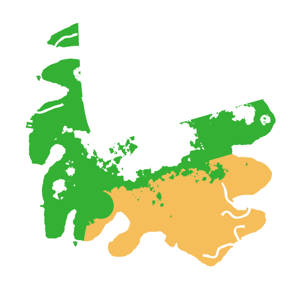 Biome Rust Map: Procedural Map, Size: 3000, Seed: 721736