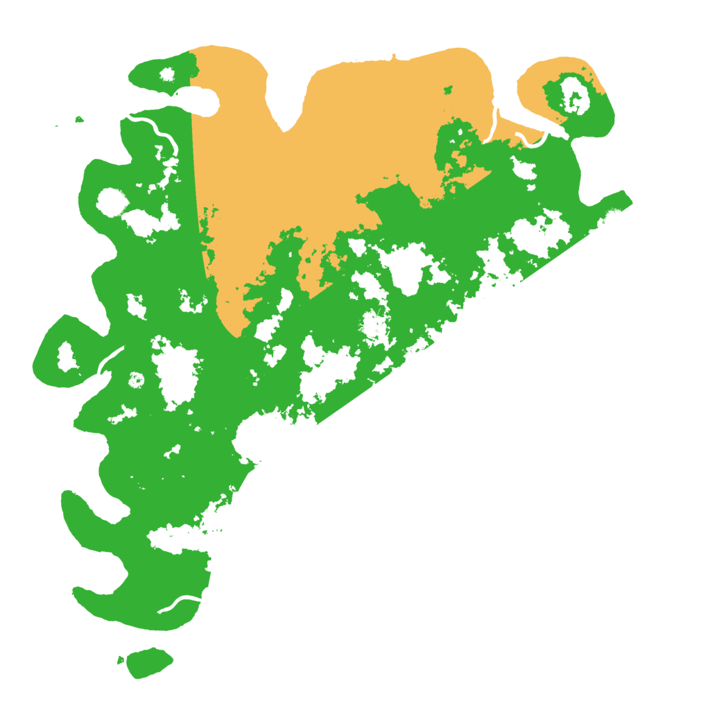 Biome Rust Map: Procedural Map, Size: 4500, Seed: 666779112
