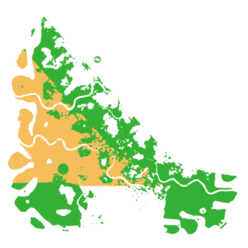 Biome Rust Map: Procedural Map, Size: 6000, Seed: 852132