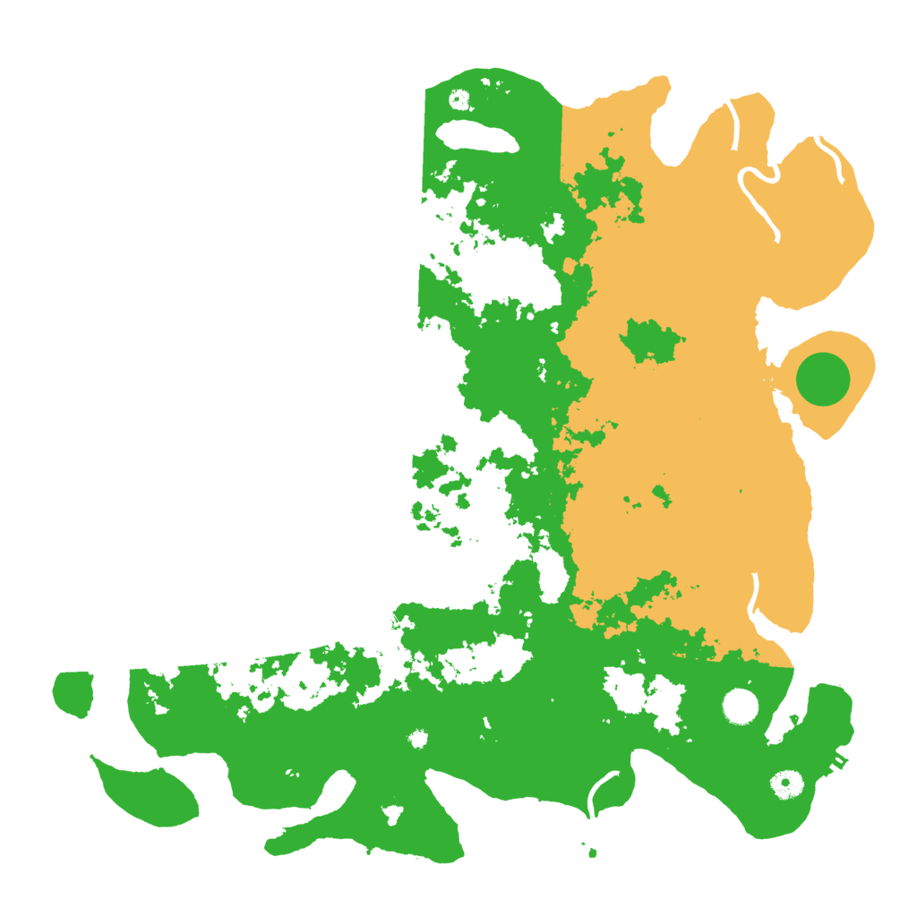 Biome Rust Map: Procedural Map, Size: 4500, Seed: 29977