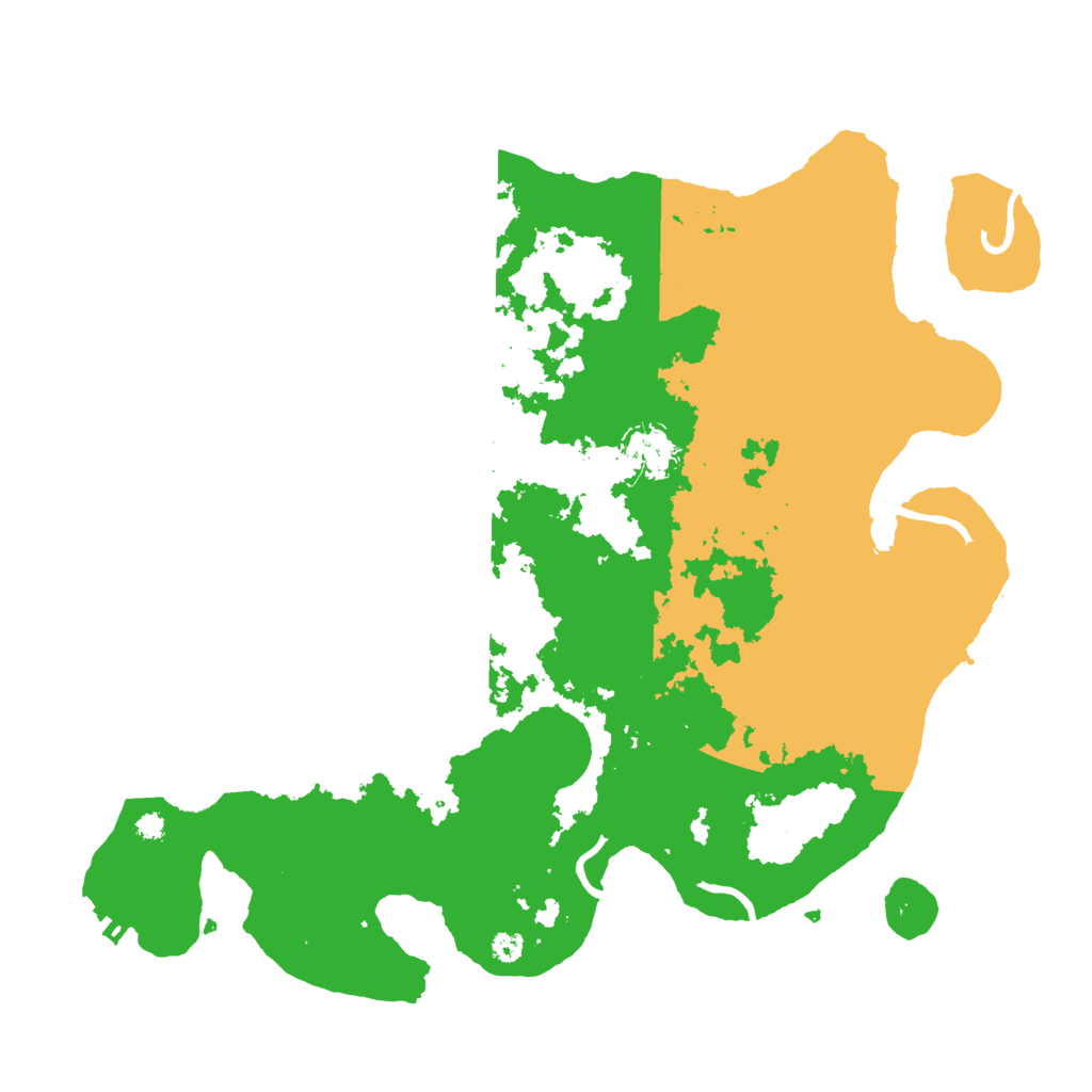 Biome Rust Map: Procedural Map, Size: 3600, Seed: 98852059
