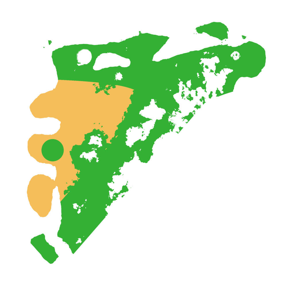 Biome Rust Map: Procedural Map, Size: 3500, Seed: 64269866