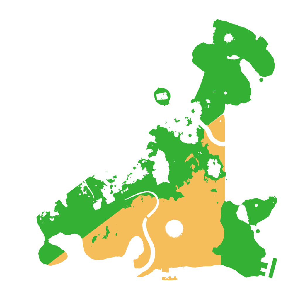 Biome Rust Map: Procedural Map, Size: 3000, Seed: 6505