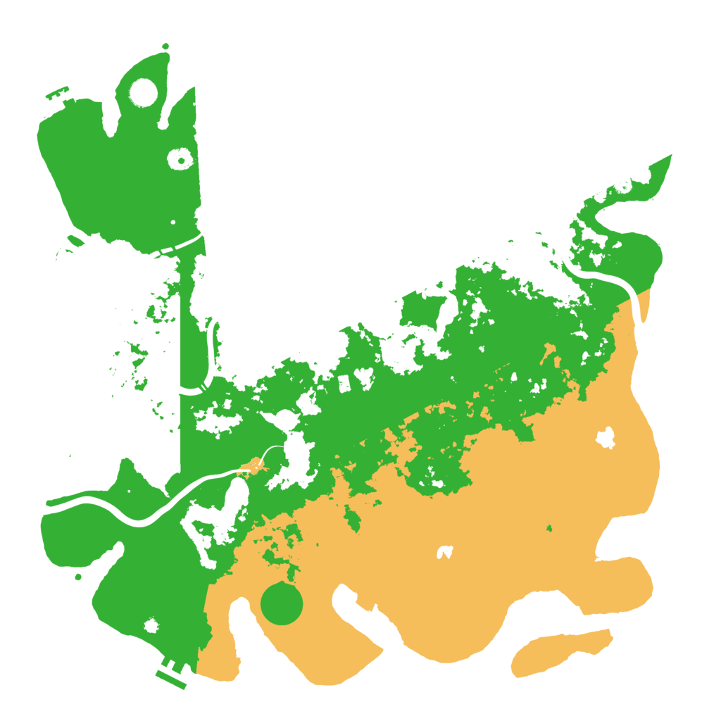 Biome Rust Map: Procedural Map, Size: 4500, Seed: 512953
