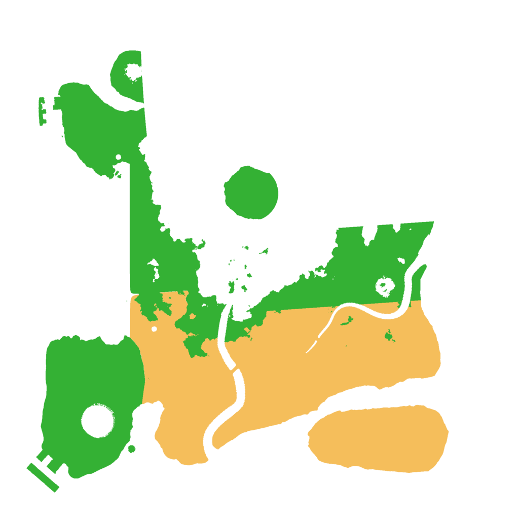 Biome Rust Map: Procedural Map, Size: 2800, Seed: 490490876