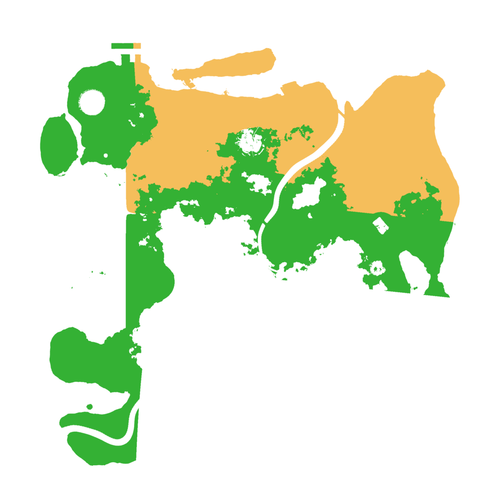 Biome Rust Map: Procedural Map, Size: 3450, Seed: 96727304