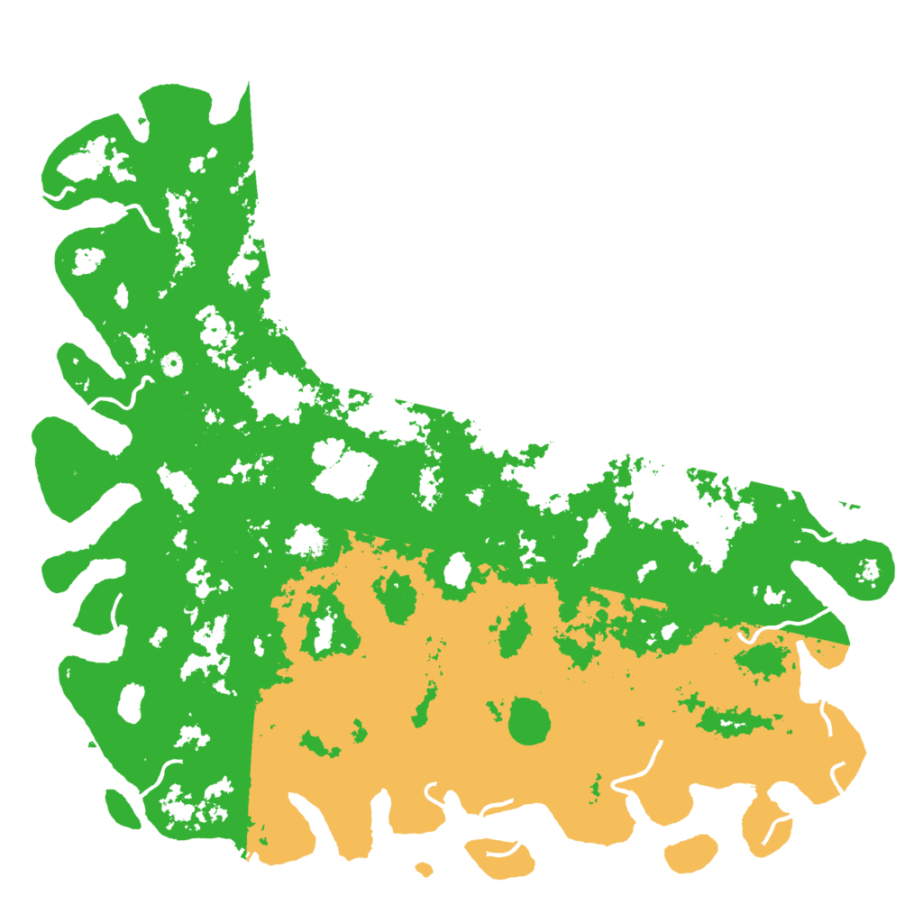 Biome Rust Map: Procedural Map, Size: 6000, Seed: 3912768