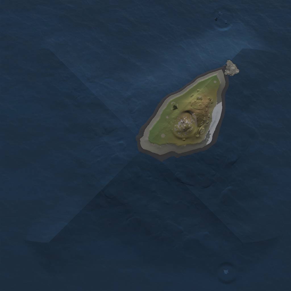 Rust Map: Procedural Map, Size: 1000, Seed: 6445187, 3 Monuments