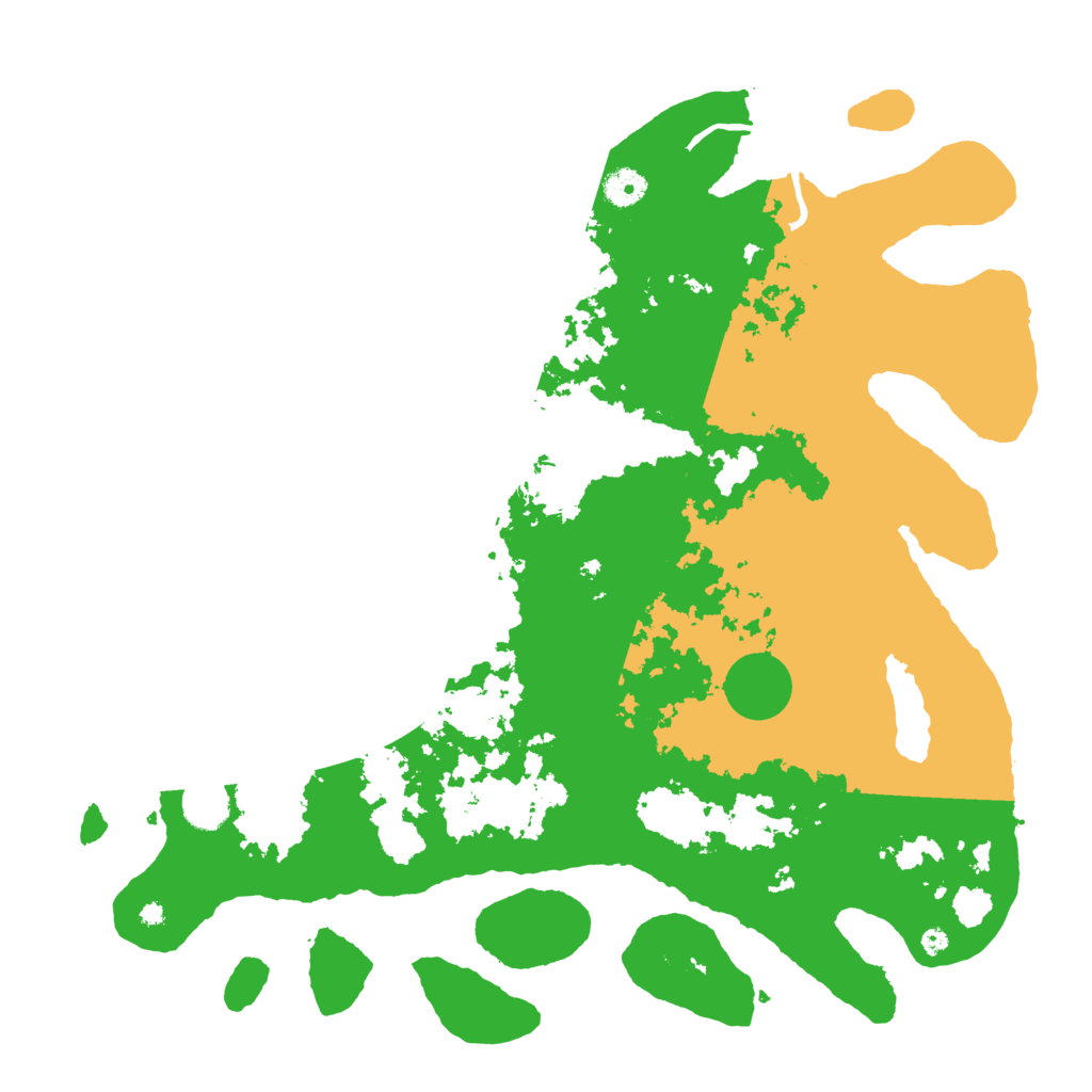 Biome Rust Map: Procedural Map, Size: 4300, Seed: 62542864