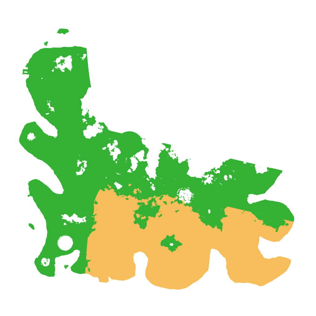 Biome Rust Map: Procedural Map, Size: 3700, Seed: 86464121