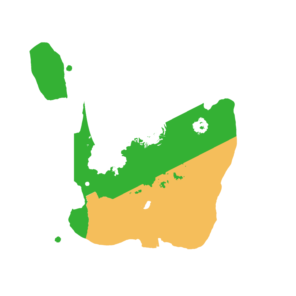 Biome Rust Map: Procedural Map, Size: 2000, Seed: 690985384