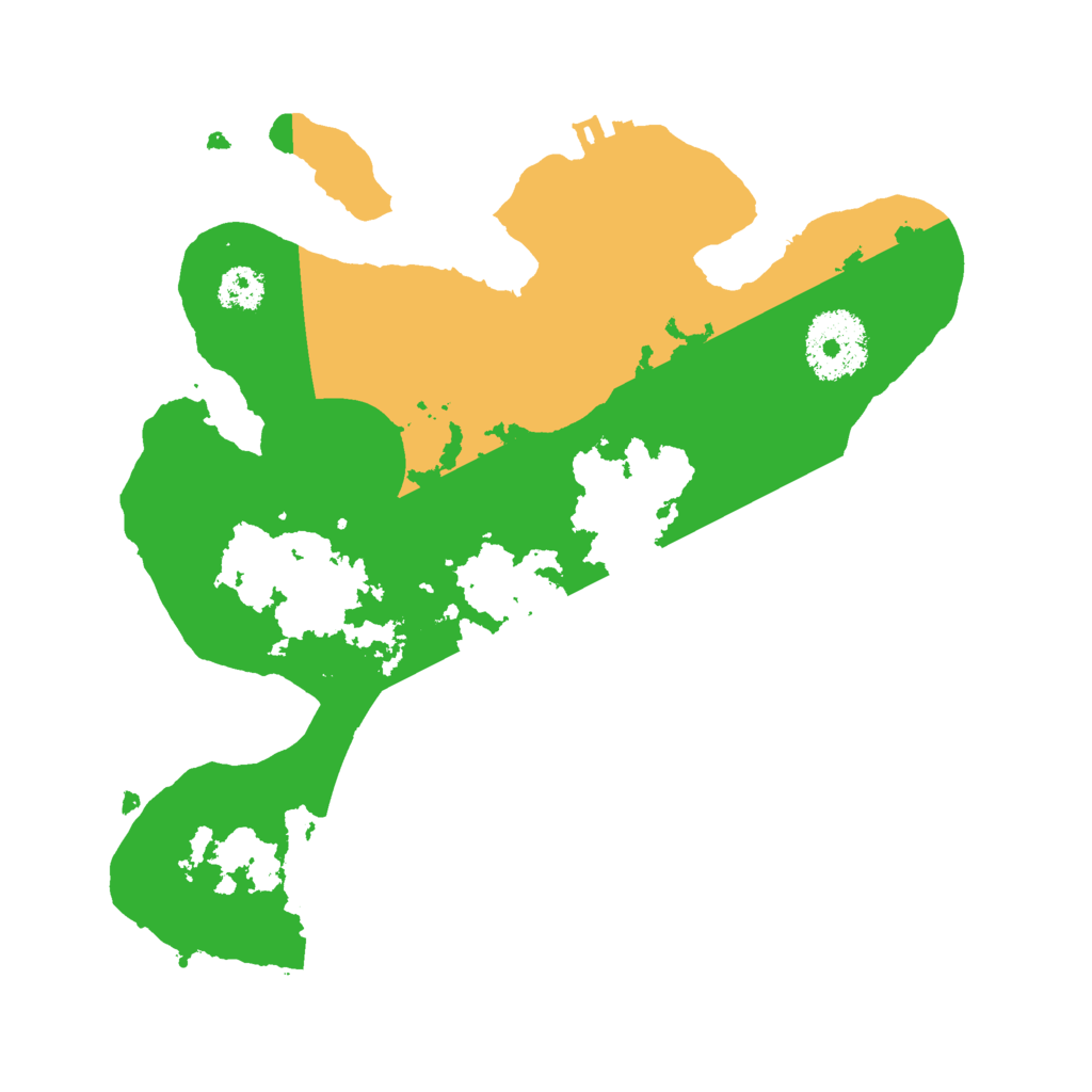 Biome Rust Map: Procedural Map, Size: 2500, Seed: 34535