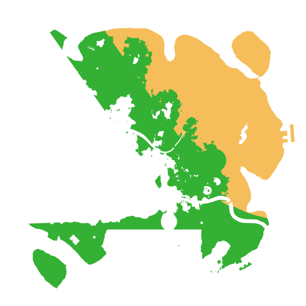 Biome Rust Map: Procedural Map, Size: 3500, Seed: 1193162017