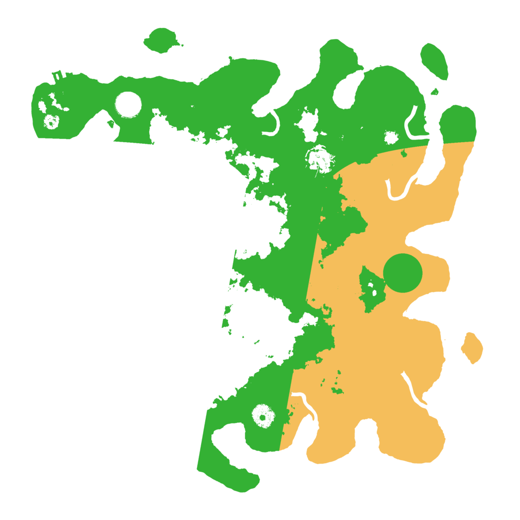 Biome Rust Map: Procedural Map, Size: 3500, Seed: 1097520922