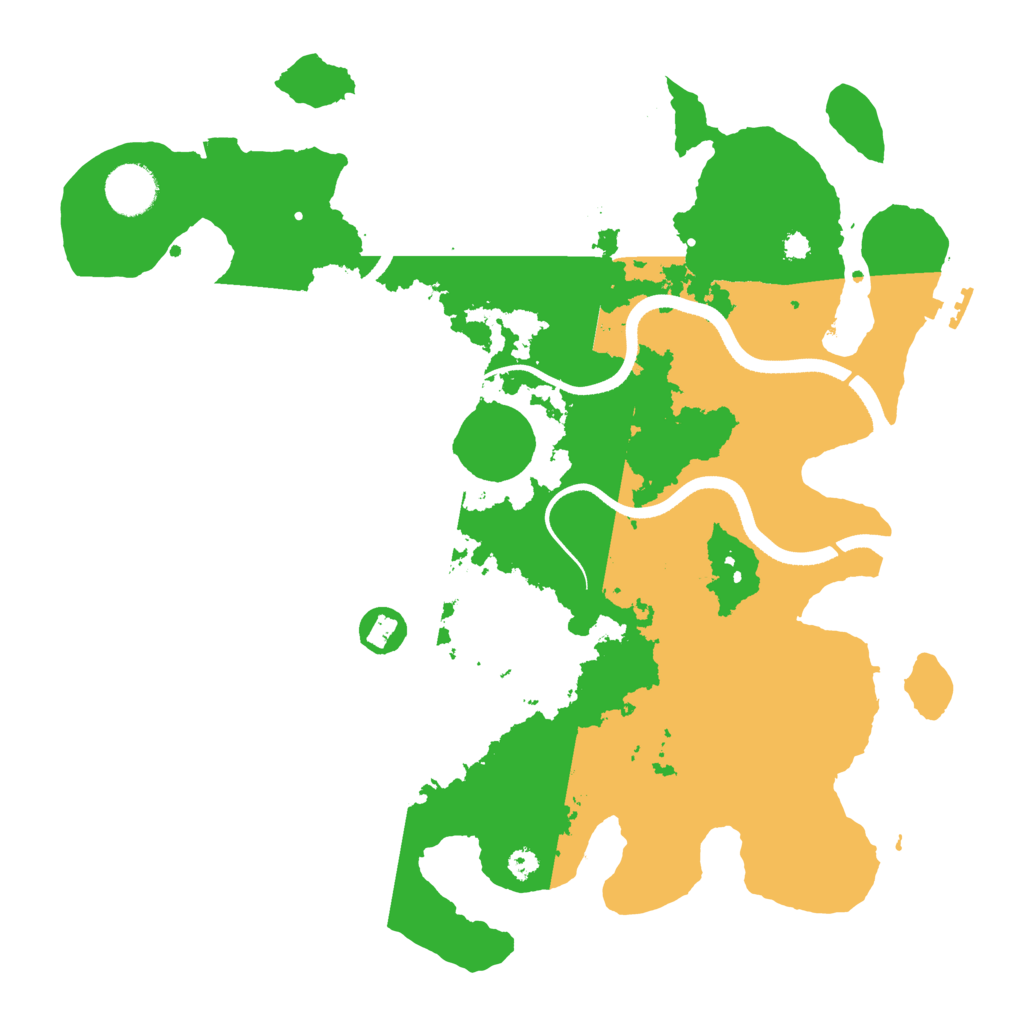 Biome Rust Map: Procedural Map, Size: 3500, Seed: 1097520922