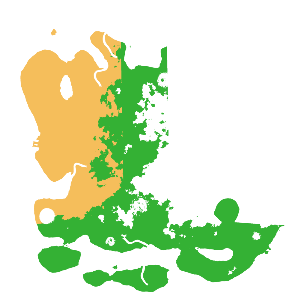 Biome Rust Map: Procedural Map, Size: 3500, Seed: 170754920