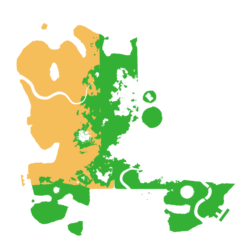 Biome Rust Map: Procedural Map, Size: 3500, Seed: 170754920