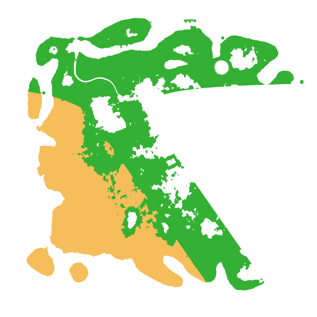 Biome Rust Map: Procedural Map, Size: 3950, Seed: 41943