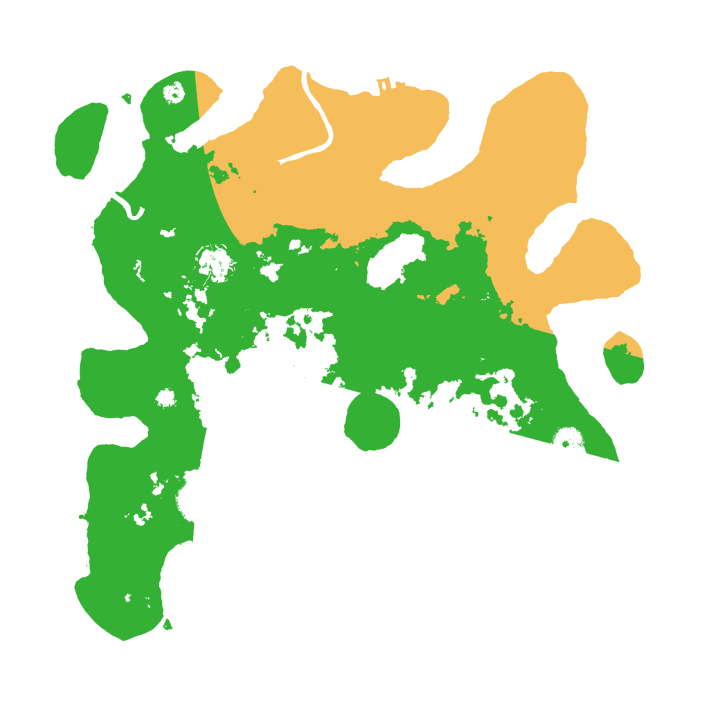 Biome Rust Map: Procedural Map, Size: 3450, Seed: 59361383