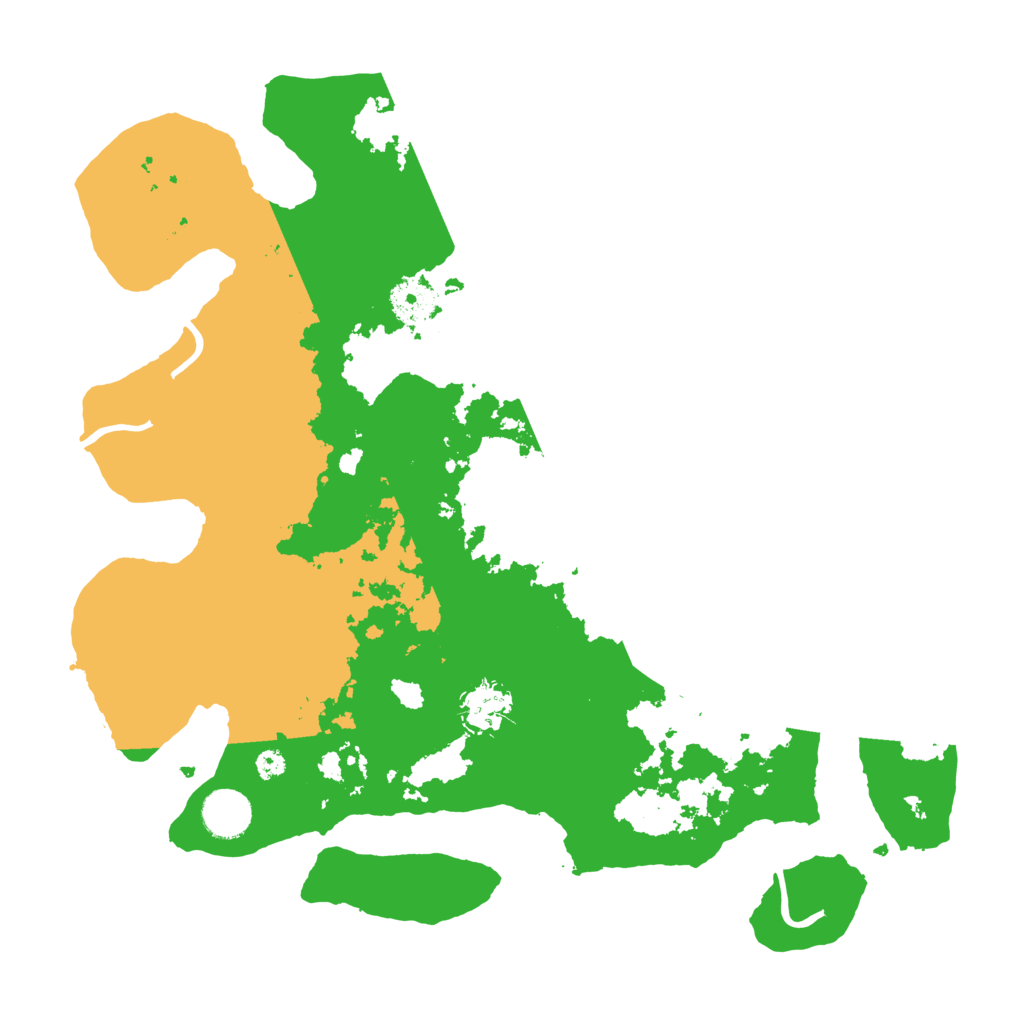Biome Rust Map: Procedural Map, Size: 3650, Seed: 28711585