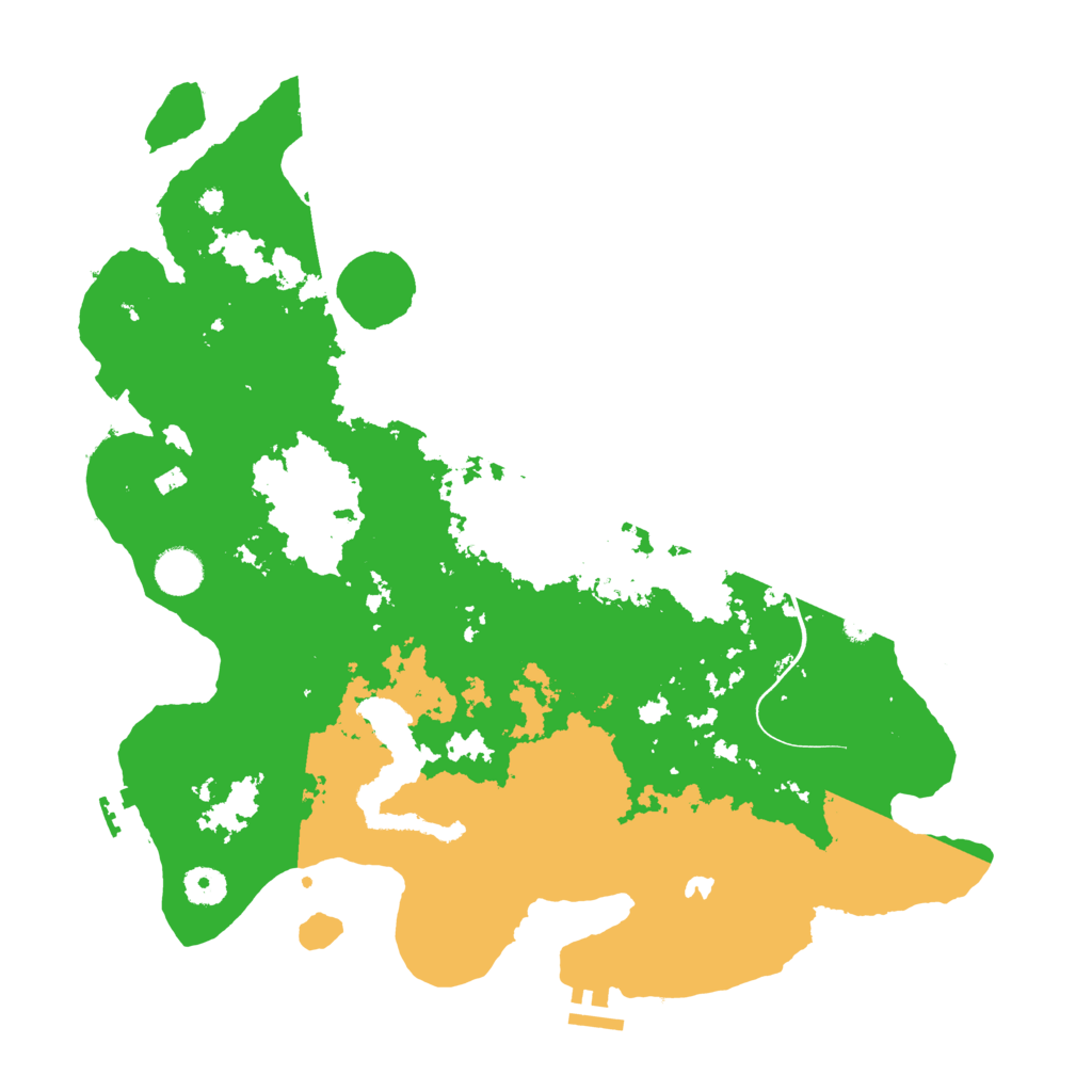 Biome Rust Map: Procedural Map, Size: 4000, Seed: 27439697