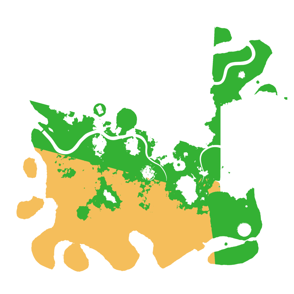 Biome Rust Map: Procedural Map, Size: 3800, Seed: 64436650