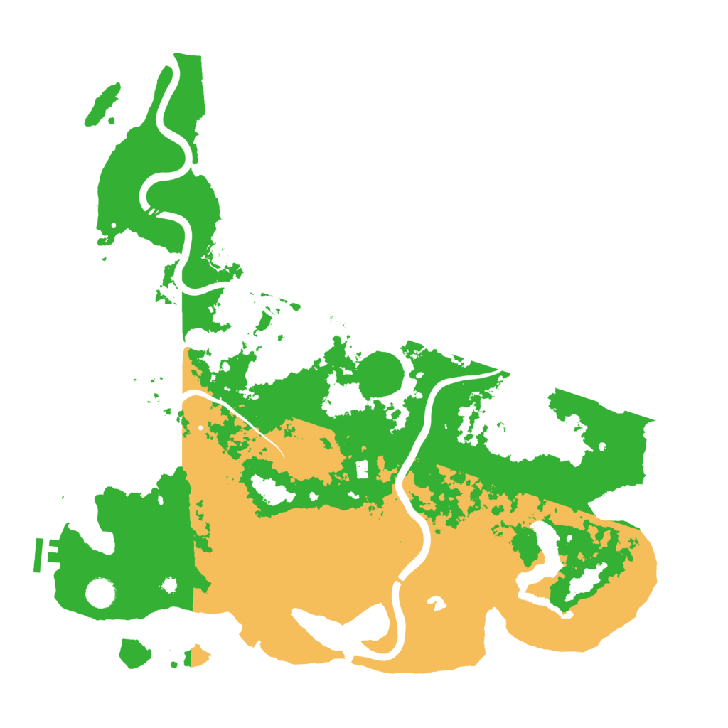 Biome Rust Map: Procedural Map, Size: 4300, Seed: 49083881