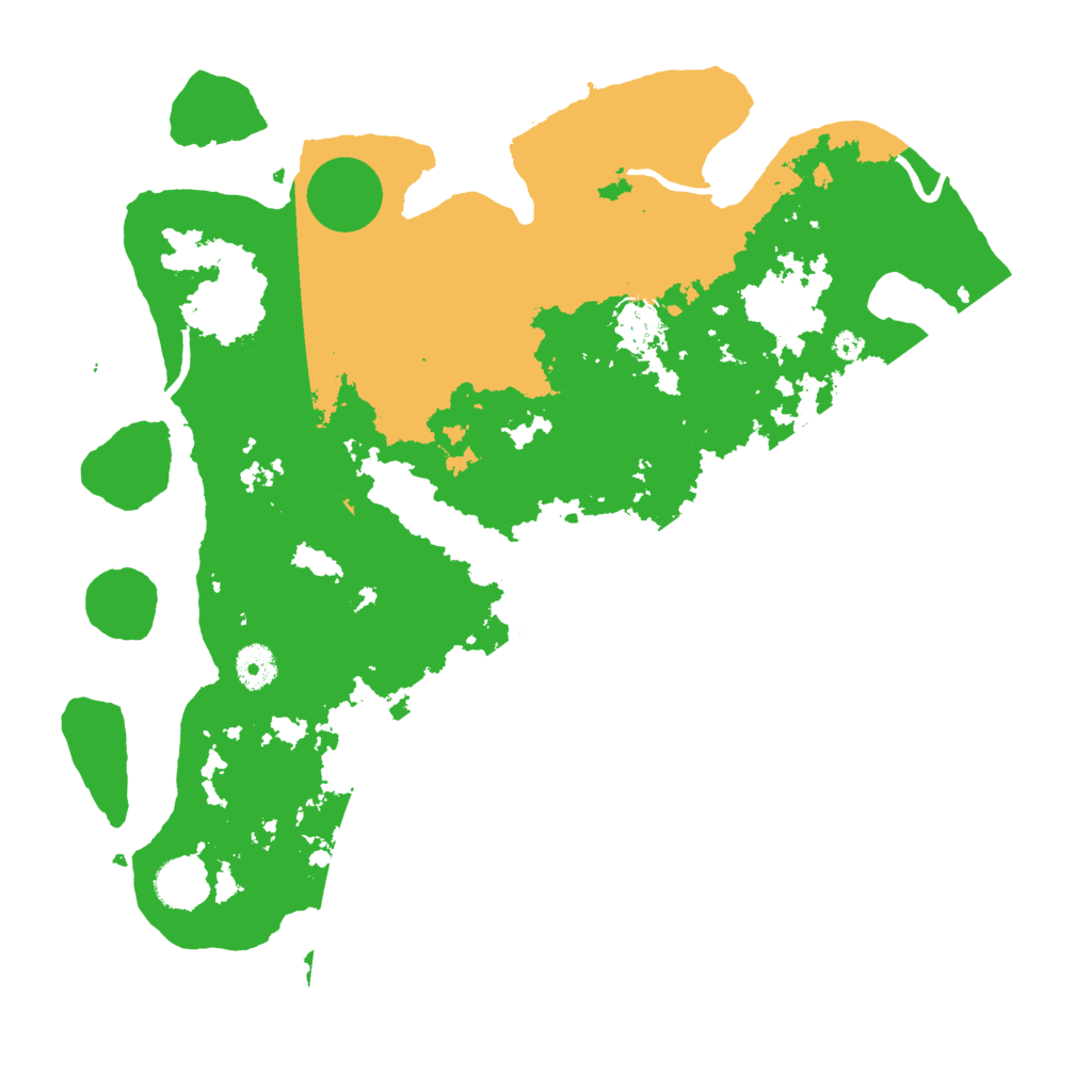 Biome Rust Map: Procedural Map, Size: 3850, Seed: 70404420