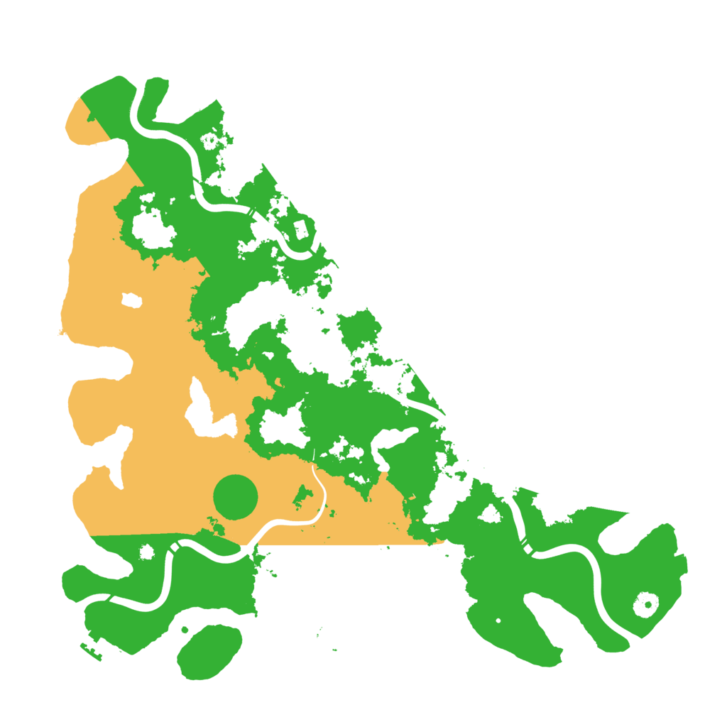 Biome Rust Map: Procedural Map, Size: 4300, Seed: 66665830