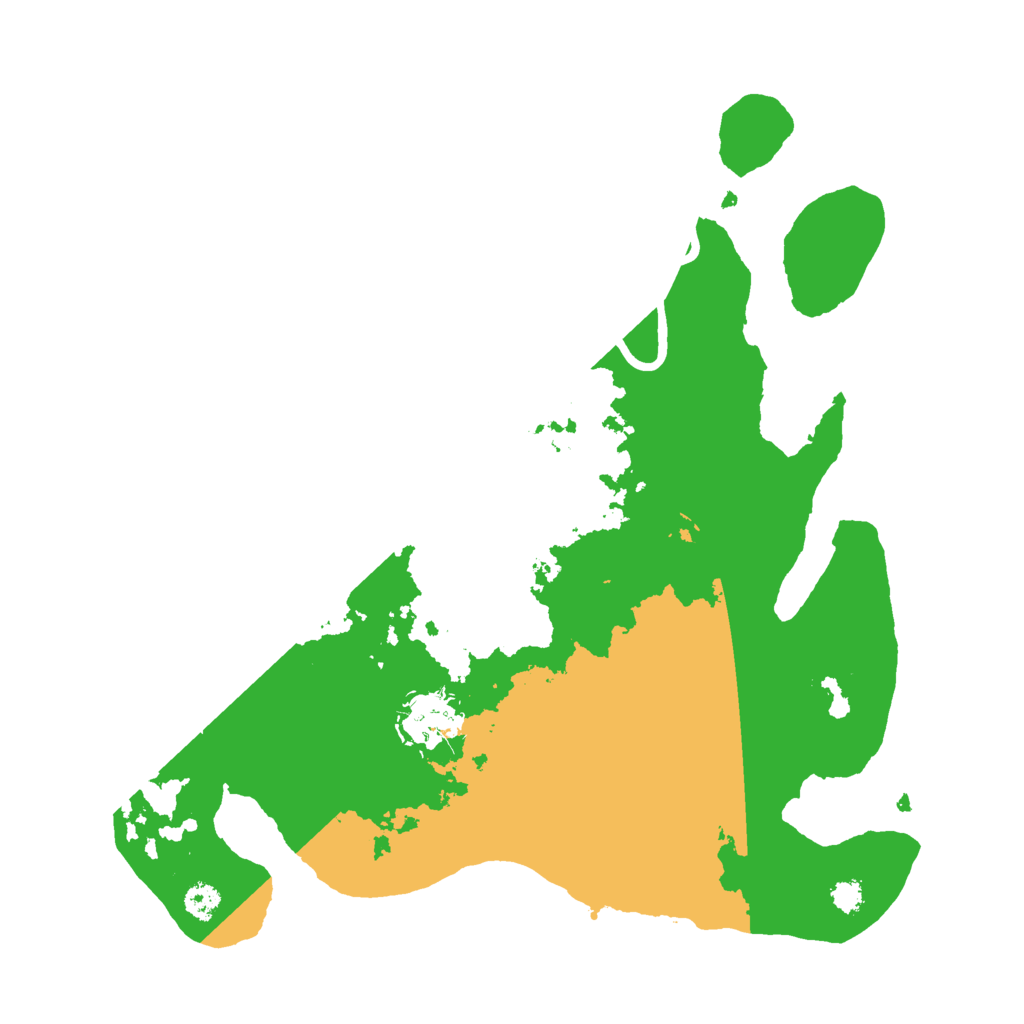 Biome Rust Map: Procedural Map, Size: 3000, Seed: 3587