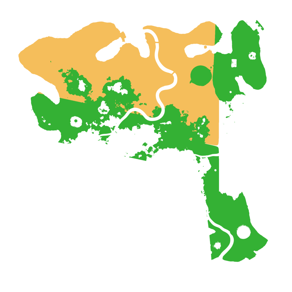 Biome Rust Map: Procedural Map, Size: 3800, Seed: 10004694