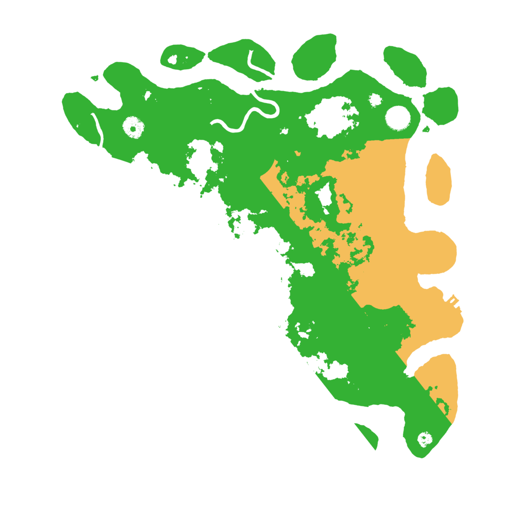 Biome Rust Map: Procedural Map, Size: 3650, Seed: 99249660