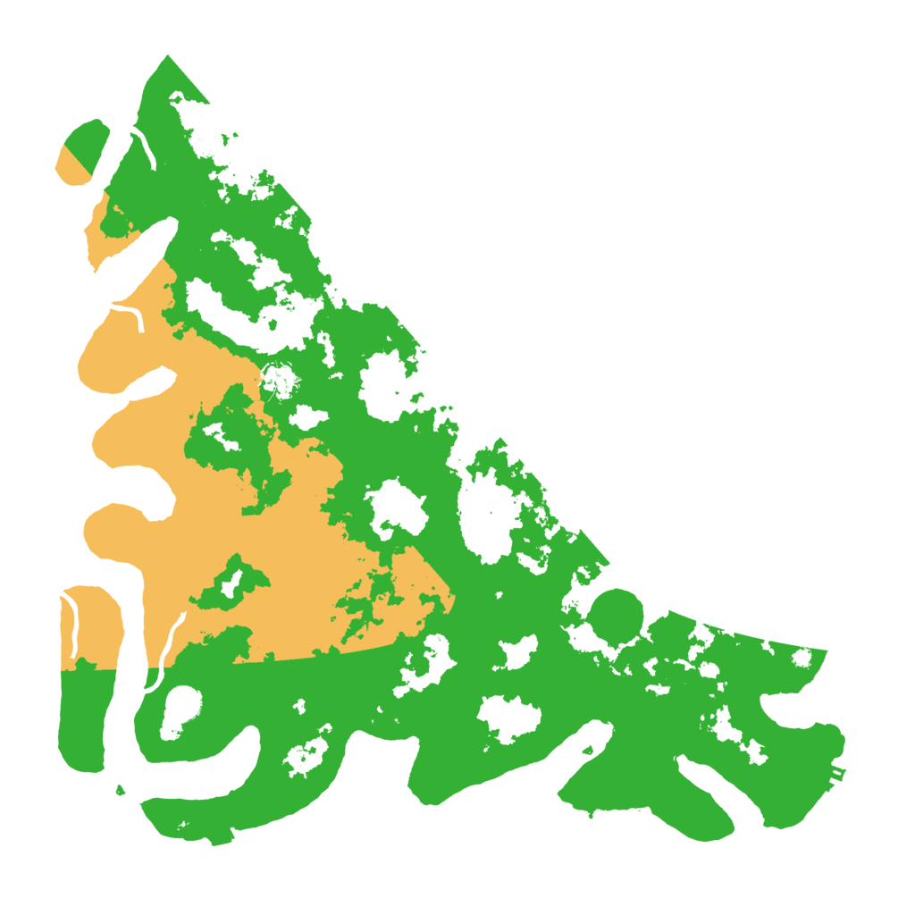 Biome Rust Map: Procedural Map, Size: 4500, Seed: 1622865443