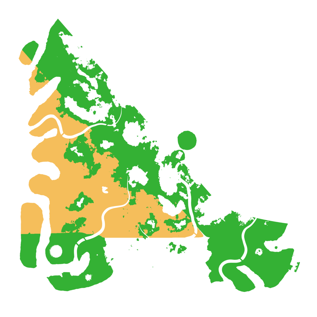 Biome Rust Map: Procedural Map, Size: 4500, Seed: 1622865443