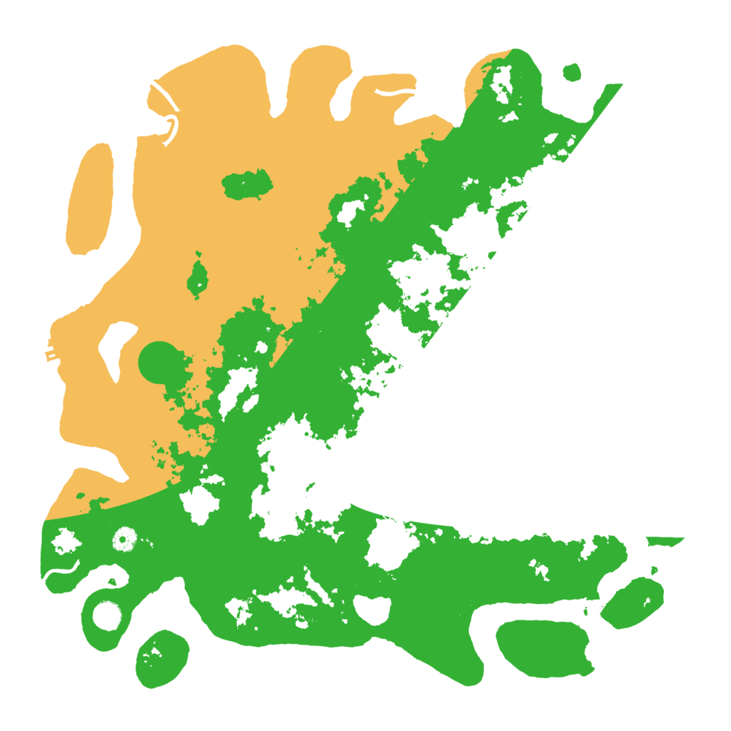 Biome Rust Map: Procedural Map, Size: 4500, Seed: 557913