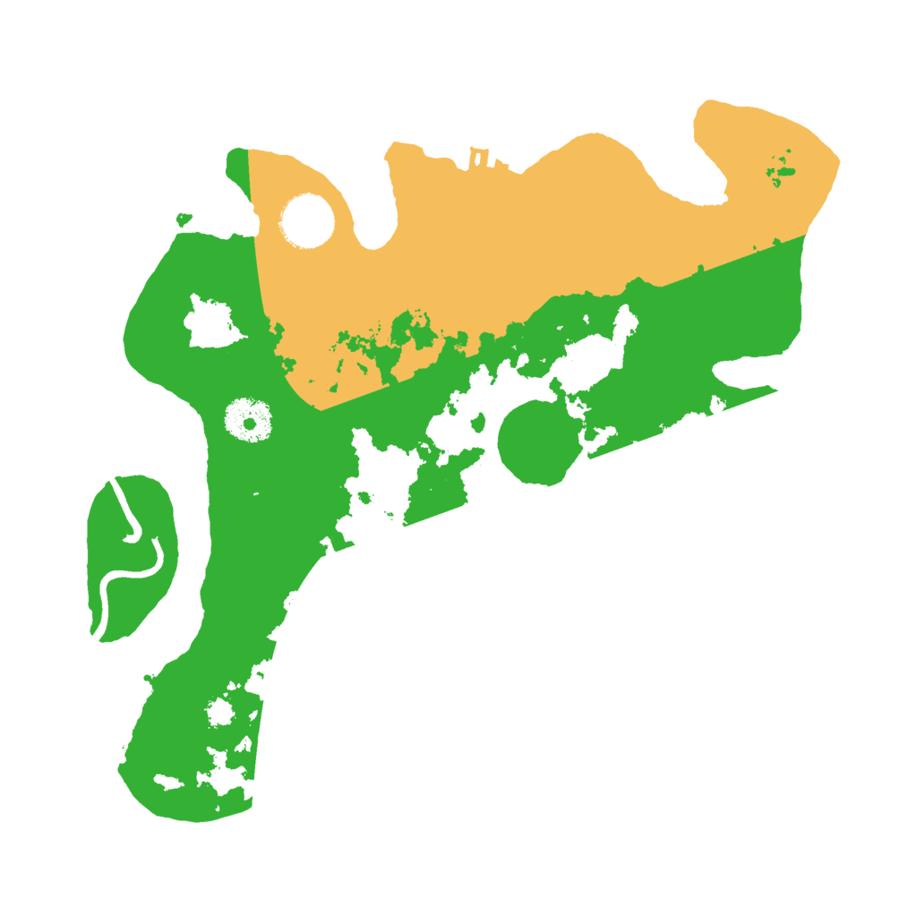 Biome Rust Map: Procedural Map, Size: 3000, Seed: 5607