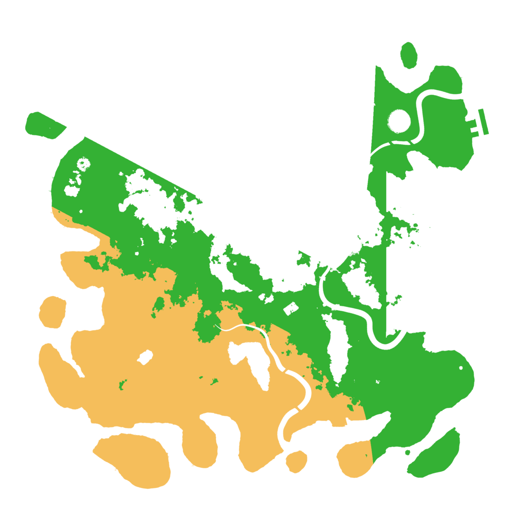 Biome Rust Map: Procedural Map, Size: 4000, Seed: 4483