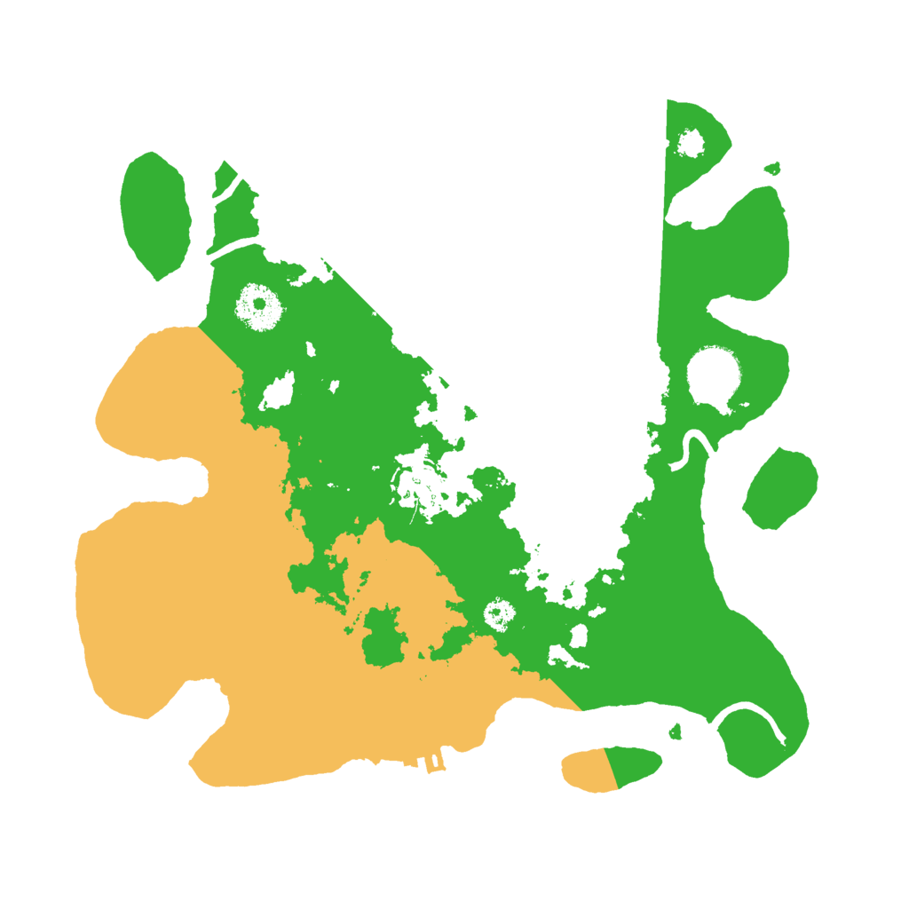 Biome Rust Map: Procedural Map, Size: 3000, Seed: 31593