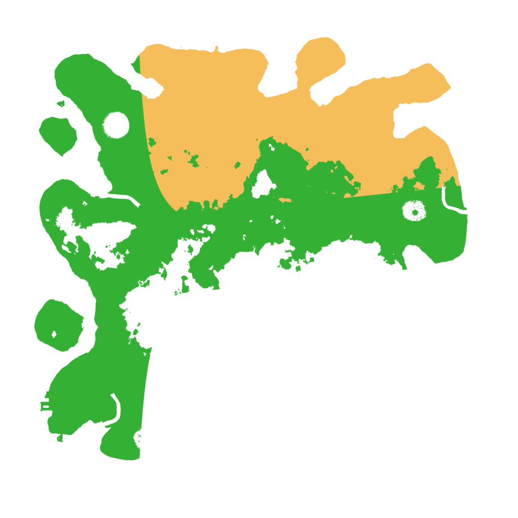 Biome Rust Map: Procedural Map, Size: 3500, Seed: 456821