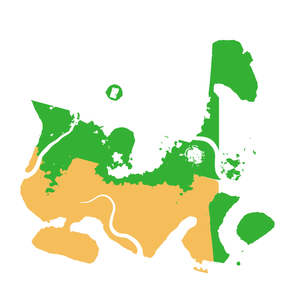 Biome Rust Map: Procedural Map, Size: 3000, Seed: 9468231