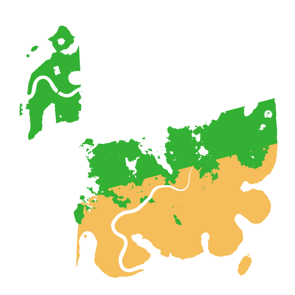 Biome Rust Map: Procedural Map, Size: 3750, Seed: 33278067