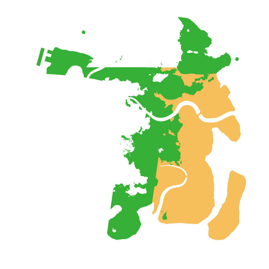 Biome Rust Map: Procedural Map, Size: 3000, Seed: 731