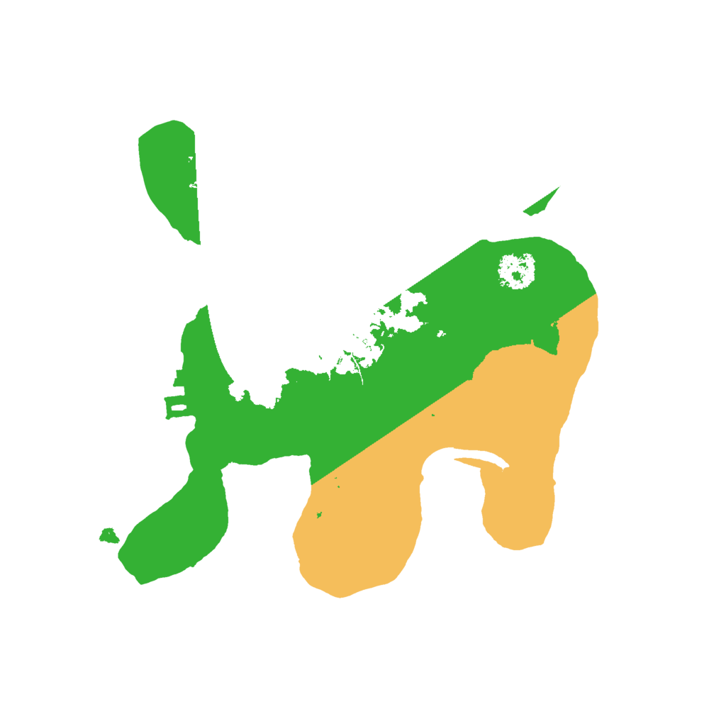 Biome Rust Map: Procedural Map, Size: 2000, Seed: 595403154