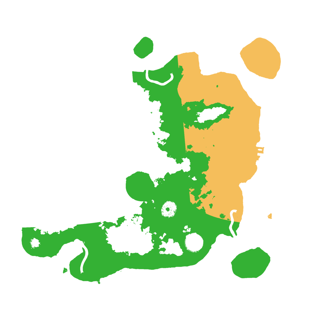 Biome Rust Map: Procedural Map, Size: 3000, Seed: 66266012