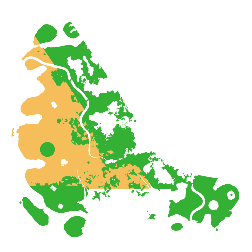 Biome Rust Map: Procedural Map, Size: 4500, Seed: 1190840747