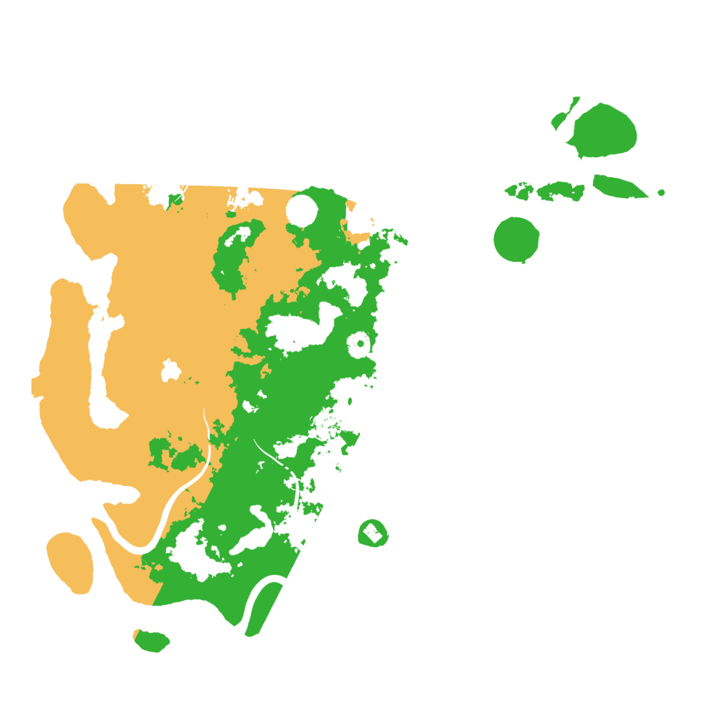 Biome Rust Map: Procedural Map, Size: 4250, Seed: 2034023052
